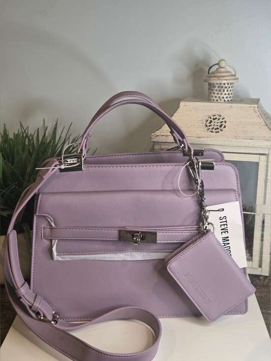 Steve Madden Handbags - Steve Madden Lavender Top-Handle Satchel